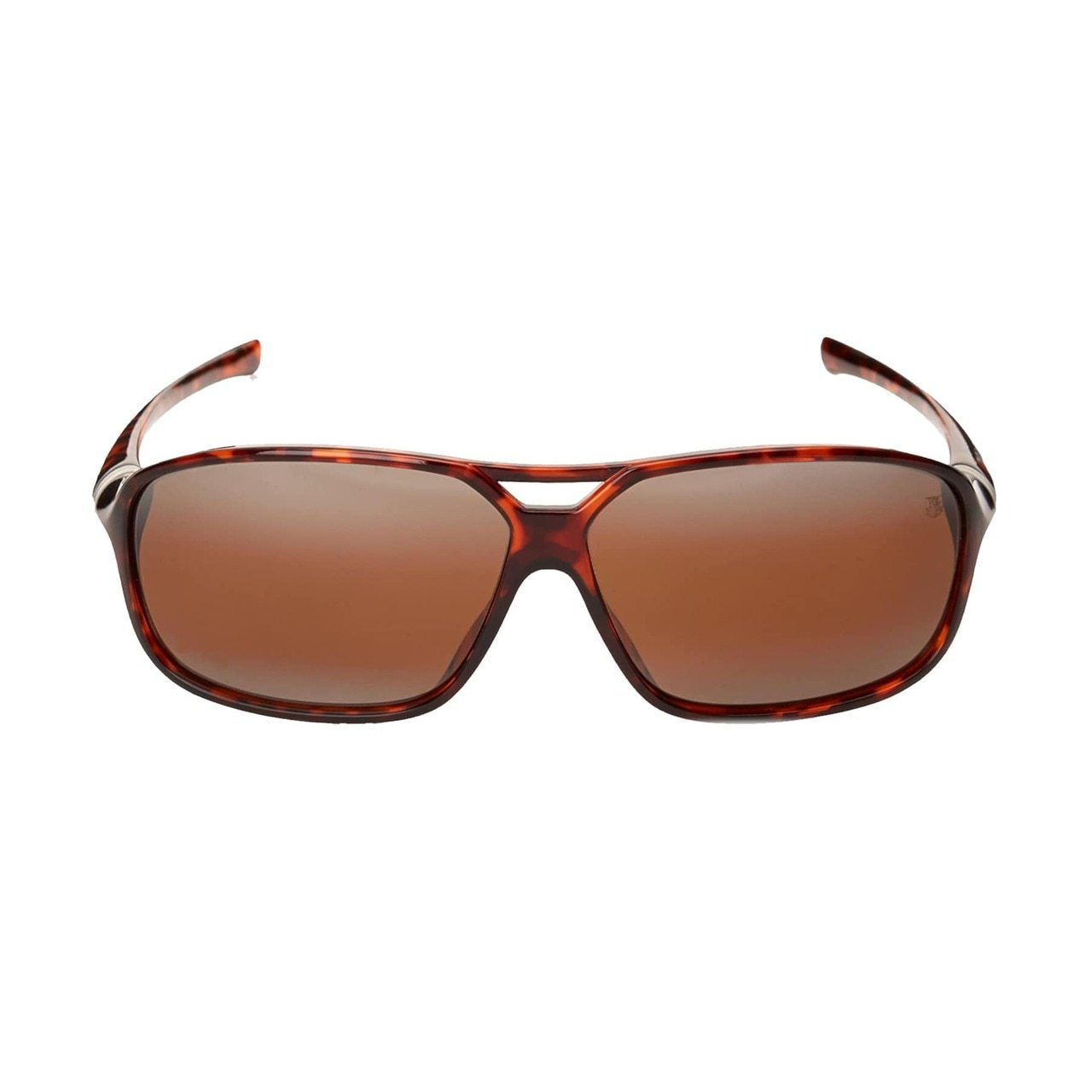 TAG Heuer 6044-211 sunglasses featuring a tortoise frame and brown outdoor lenses, designed for men with a rectangular shape.